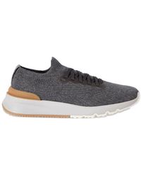 Brunello Cucinelli - Katoenen Sneakers - Lyst