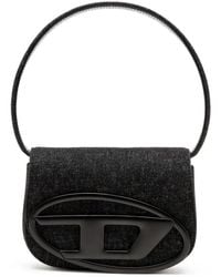 DIESEL - 1Dr Denim Shoulder Bag - Lyst