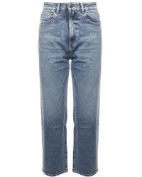 ICON DENIM - Katoenen Denim Jeans Met 5 Zakken - Lyst