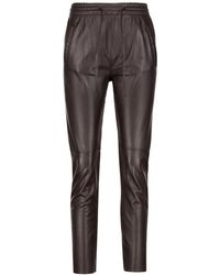 Dondup - Leren Broek - Lyst