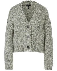 Marc Cain - Oversized cardigan mit lurex-details - Lyst