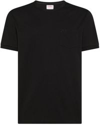 Sun 68 - Luxe Effen Polyester T-Shirt Met Zak - Lyst