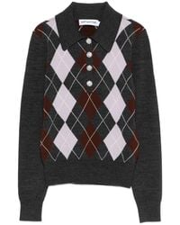 Self-Portrait - Round-Neck Knitwear - Lyst