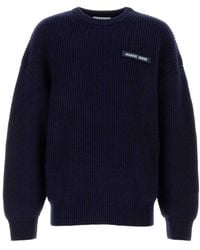 Marine Serre - Round-Neck Knitwear - Lyst
