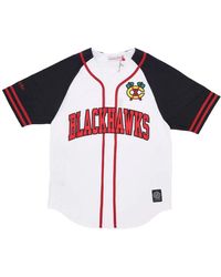 Mitchell & Ness - Fitness ,Veelkleurig ,Katoen Chicago Blackhawks Nhl Trainingsjersey - Lyst
