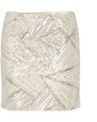 Gestuz - Goldener pailletten-bleistiftrock - Lyst
