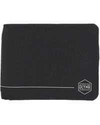 DOLLY NOIRE - Accessoires ,Zwart ,Nylon Reflecterende Zwarte Portemonnee Met Ritssluiting - Lyst