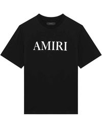 Amiri - Tops ,Zwart ,Katoen Ma Core Logo Tee - Lyst
