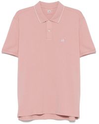 C.P. Company - Misty Rose Polo Shirt - Lyst