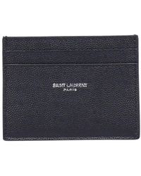 Saint Laurent - Ysl Monogram Credit Card Case - Lyst