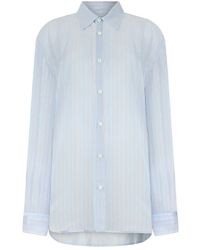 Dries Van Noten - Croom Stripe Button-Up Shirt - Lyst