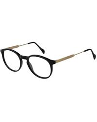 Andy Wolf - Accessoires ,Zwart ,Wol Zwarte Panto Optische Monturen Met Acetaat - Lyst