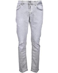 Dondup - Hellgraue jeans für männer - Lyst