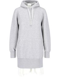Sacai - Sweaters grey - Lyst