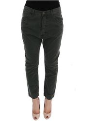 Dolce & Gabbana High Waist Cropped Jeans - Grijs