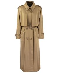 Herno - Double breasted waterproof trench coat - Lyst
