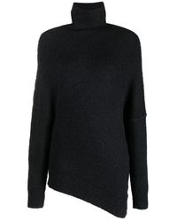 Proenza Schouler - Sweatshirts,beige boucle turtleneck sweater - Lyst