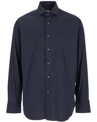 Alessandro Gherardi - Stretch Baumwollhemd - Lyst