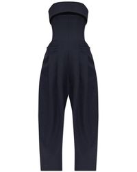 DSquared² - Jumpsuits & Playsuits ,Blauw ,Wol Jumpsuits & Playsuits - Lyst