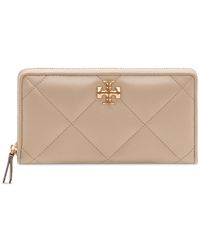 Tory Burch - Kira Diamond Quilt Zip Continental Wallet - Lyst