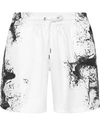 Philipp Plein - Fitness ,Wit ,Beachwear - Lyst