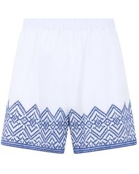 120% Lino - Casual Shorts - Lyst