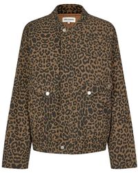 Lolly's Laundry - Jassen ,Bruin ,Katoen Luipaardprint Katoenen Jas - Lyst
