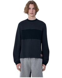 Brain Dead - Hoodies & Sweatvesten ,Zwart ,Katoen Cotton Jersey Crewneck Sweatshirt - Lyst