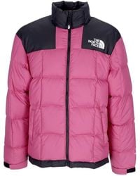The North Face - Lhotse Jacket Donsjack Rood - Lyst