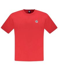 North Sails - Rotes baumwoll-t-shirt | stil: nosa-33739 - Lyst