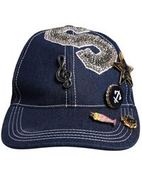 Dolce & Gabbana - Crystal Embellishment Baseball Cap - Lyst