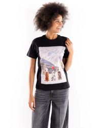Bastille - T-Shirt Met Ronde Hals - Lyst