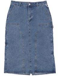 Obey - Denim Skirts - Lyst