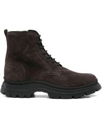 Hogan - Suede Ankle Boots - Lyst