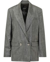 Pinko - Jassen ,Grijs ,Wol Cayman Giacca Lana - Lyst