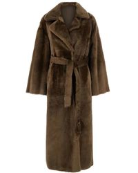 Arma - Belted Coats - Lyst