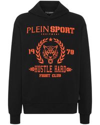 Philipp Plein - Fitness ,Zwart ,Katoen Hoodie Sweatshirt - Lyst