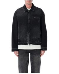 Represent - Collared Denim Jacket - Lyst