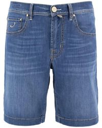 Jacob Cohen - Nicolas Slim 5 Pocket Bermuda Shorts - Lyst