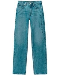 Alexander Wang - Blaue bootcut jeans - Lyst