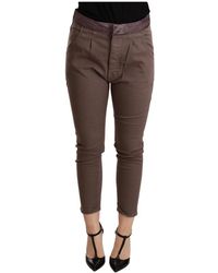 CYCLE - Bruine Skinny Cropped Broek - Lyst