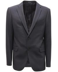 Armani - Jassen ,Blauw ,Wol Wollen Pak Emporio M Line Model - Lyst