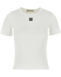 Tory Burch - Camiseta de placa del logotipo de - Lyst