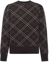 Burberry - Round-Neck Knitwear - Lyst