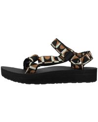 Teva - Schoenen ,Bruin Midform Sandalen - Lyst