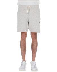 Autry - Korte Broeken ,Grijs ,Katoen Casual Shorts - Lyst