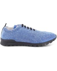 Kiton - Schoenen ,Blauw ,Katoen Ciro Paone Sneakers - Lyst