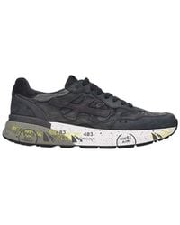 Premiata - Schoenen ,Zwart ,Suède Mick 0.1 8437 - Lyst