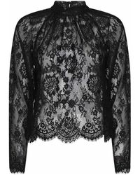 Self-Portrait - Overhemden ,Zwart ,Blouses - Lyst