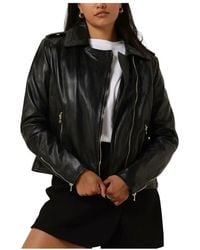Ibana - Jassen ,Zwart ,Leer Bear Blaze Leren Jas - Lyst